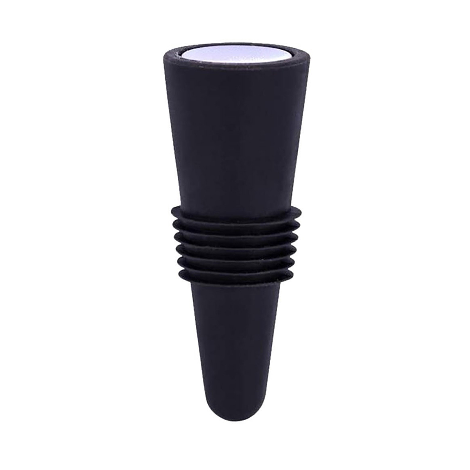 thumbnail image 2 of Tapón Para Botellas De Vino De Silicona De Colores + Tapón Para Botellas De Vino De Acero Inoxidable Tapón Para Botellas De Bebidas, 2 of 2